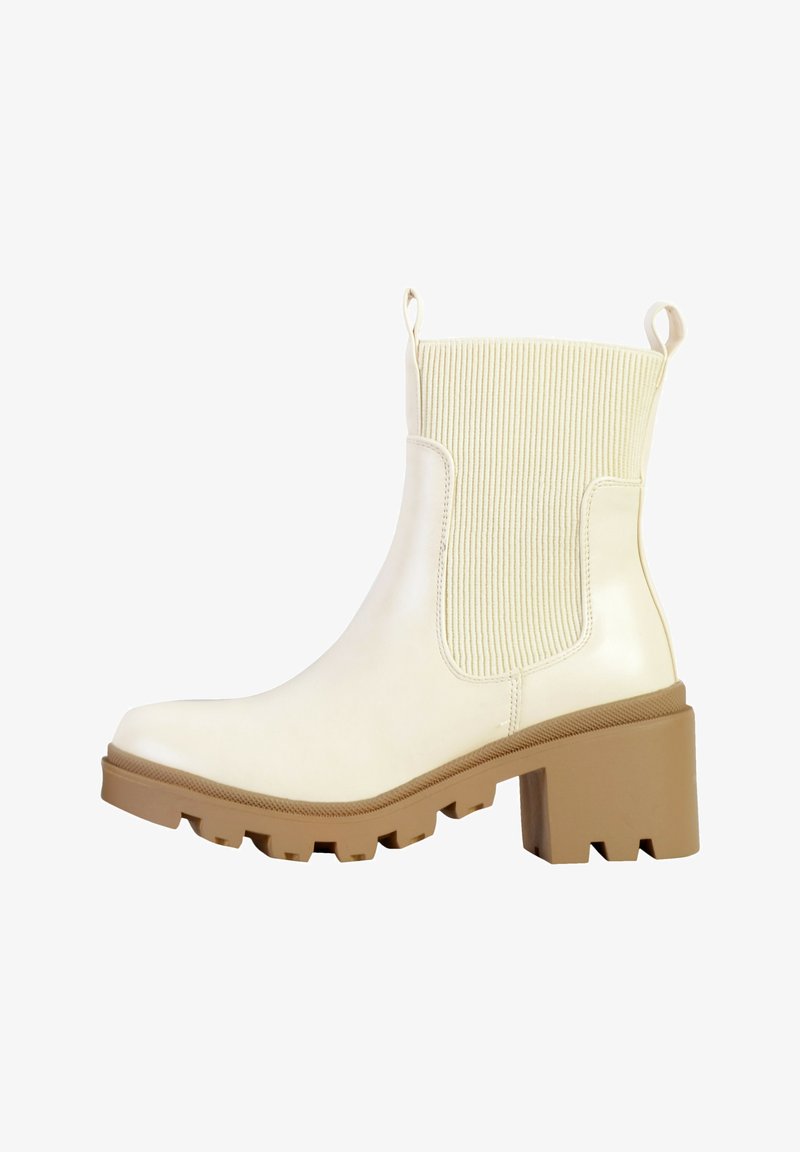 Divine Factory Bottines à plateau - beige