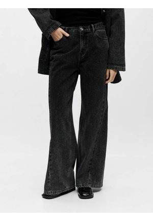Wide Leg - black denim