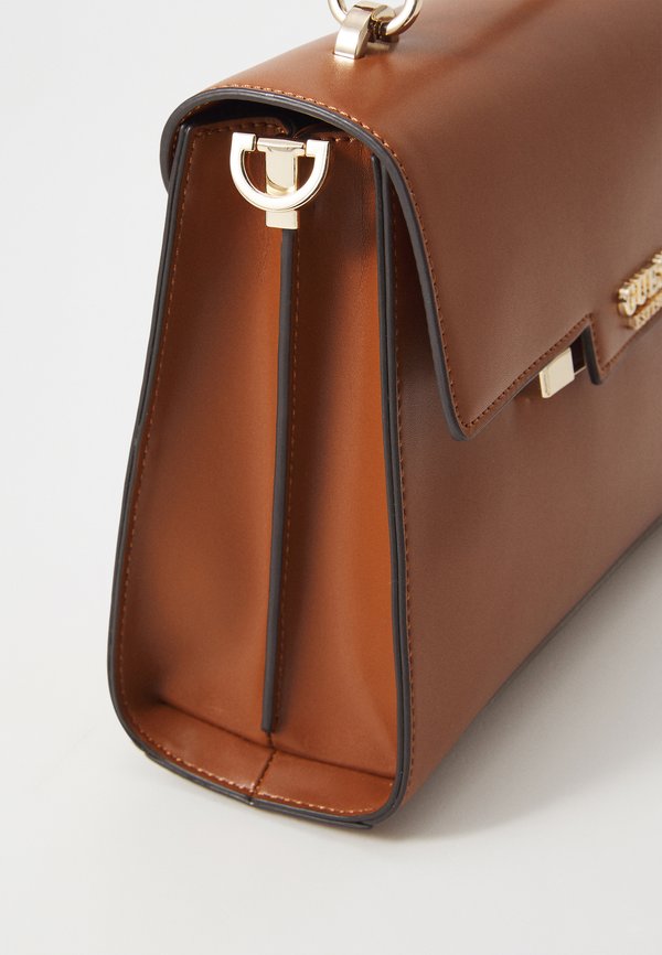 ALDITH TOP HANDLE FLAP - Handbag - cognac3