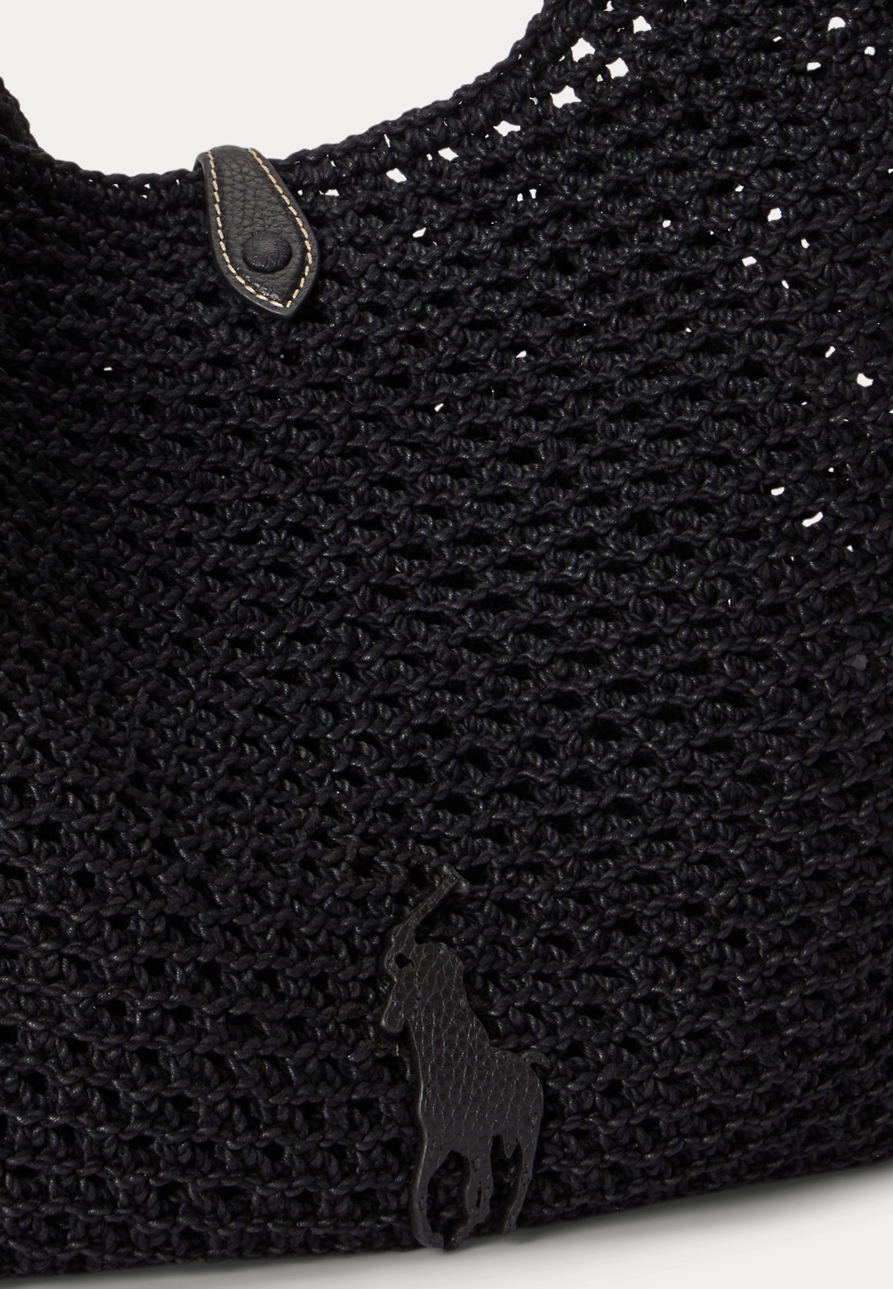Polo Ralph Lauren POLO PLAY CORD MESSENGER BAG - Handbag - black