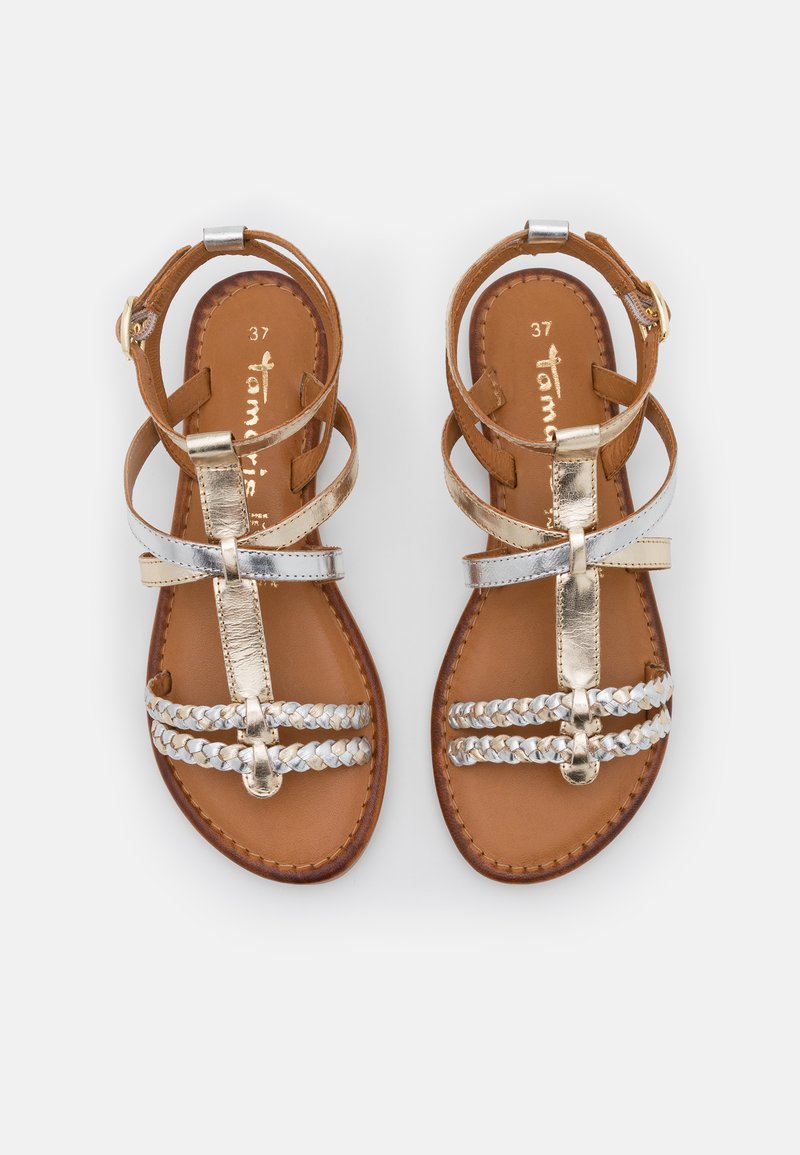 Damen Sneaker | Tamaris Riemensandalette light gold/silver/goldfarben - BY89757 Damen Sneaker | Tamaris Riemensandalette light gold/silver/goldfarben - BY89757