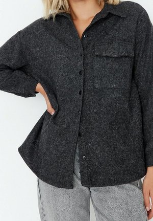 Overhemdblouse - dark grey