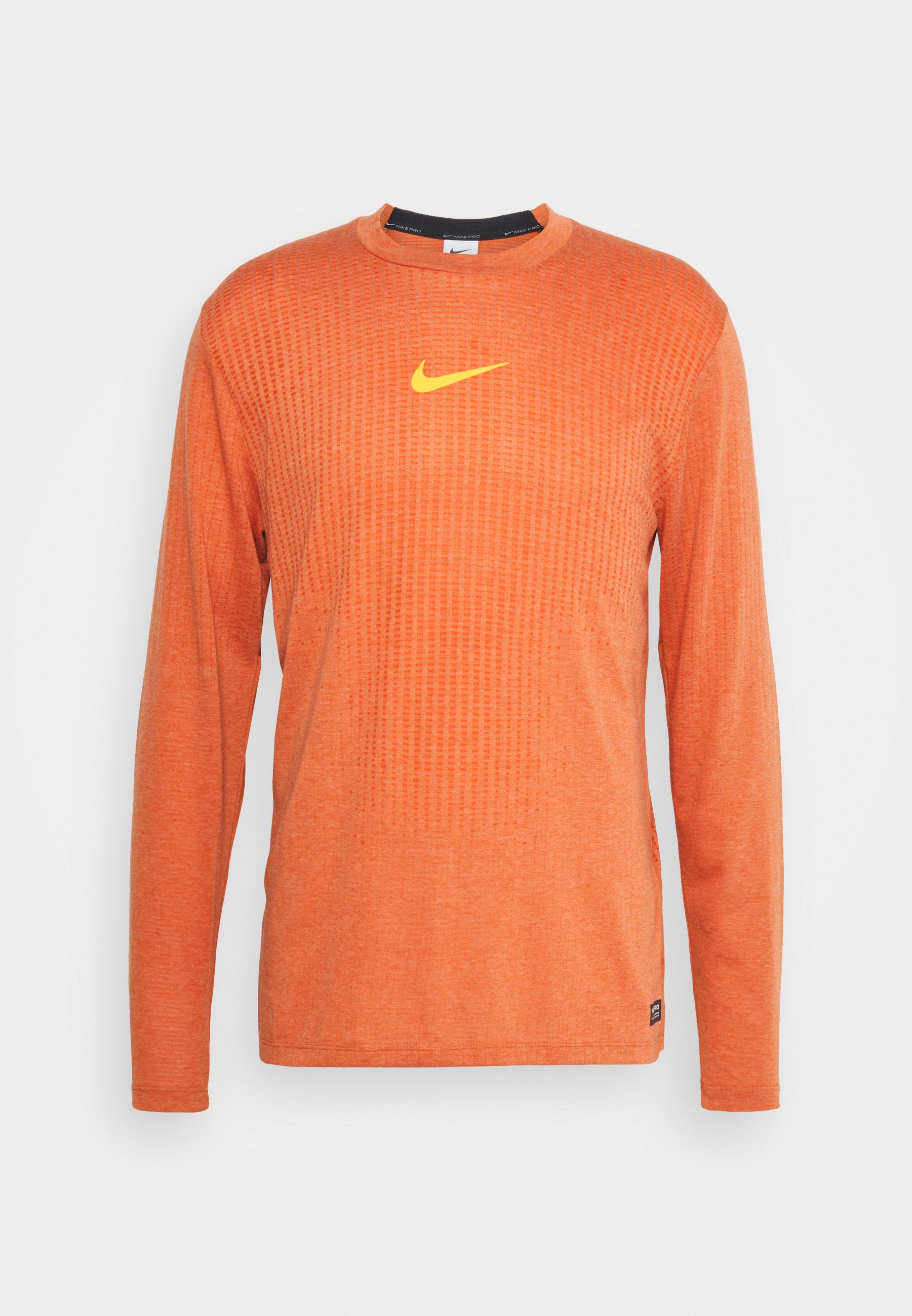 burnt orange dri fit shirt