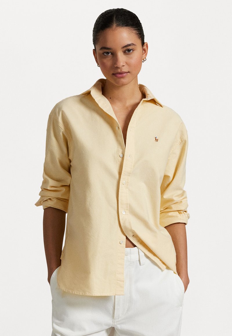 Polo Ralph Lauren - RELAXED FIT COTTON OXFORD SHIRT - Skjortebluse - wicket yellow, Forstørre
