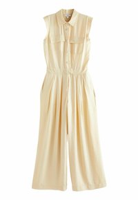 Next TEXTURED  - Jumpsuit - cream