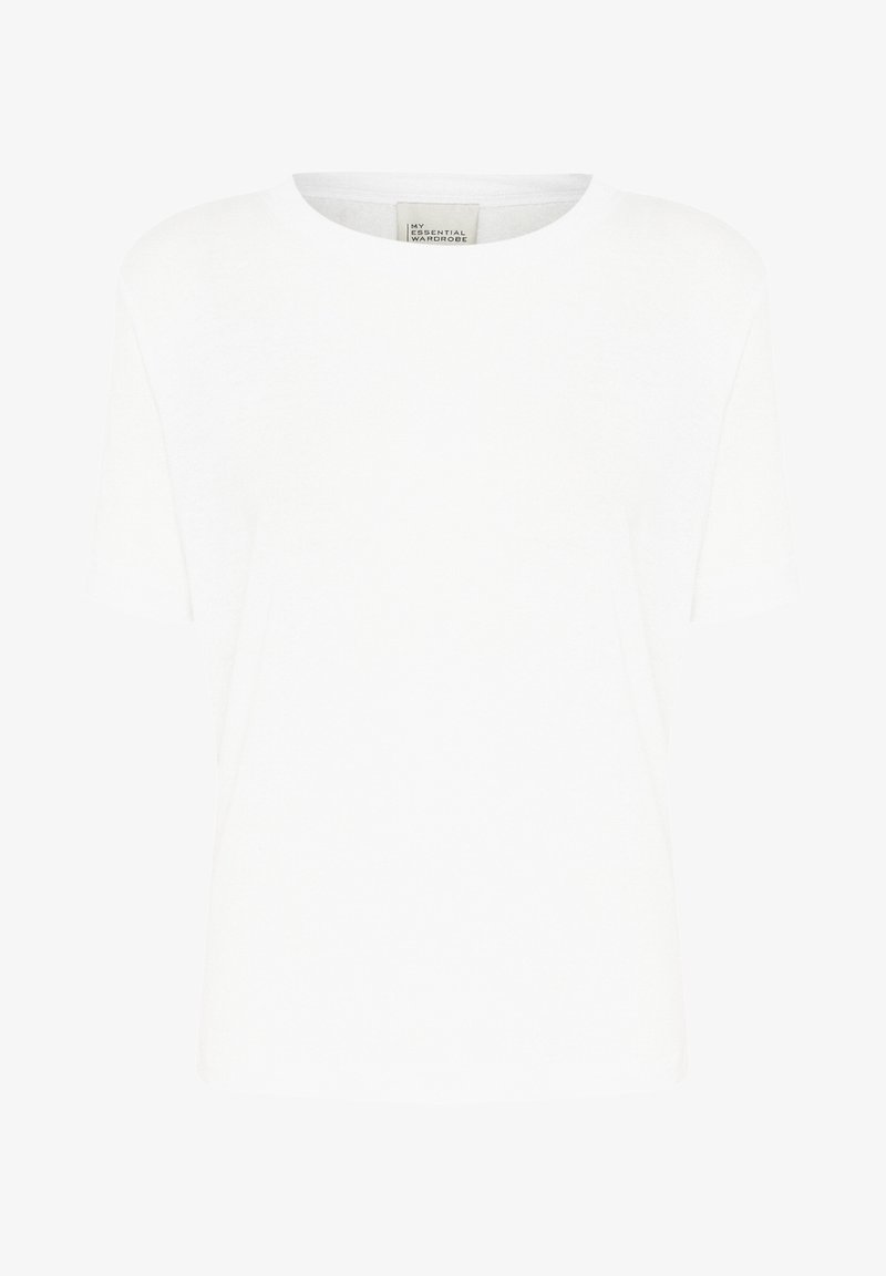My Essential Wardrobe Camiseta básica bright white/crema
