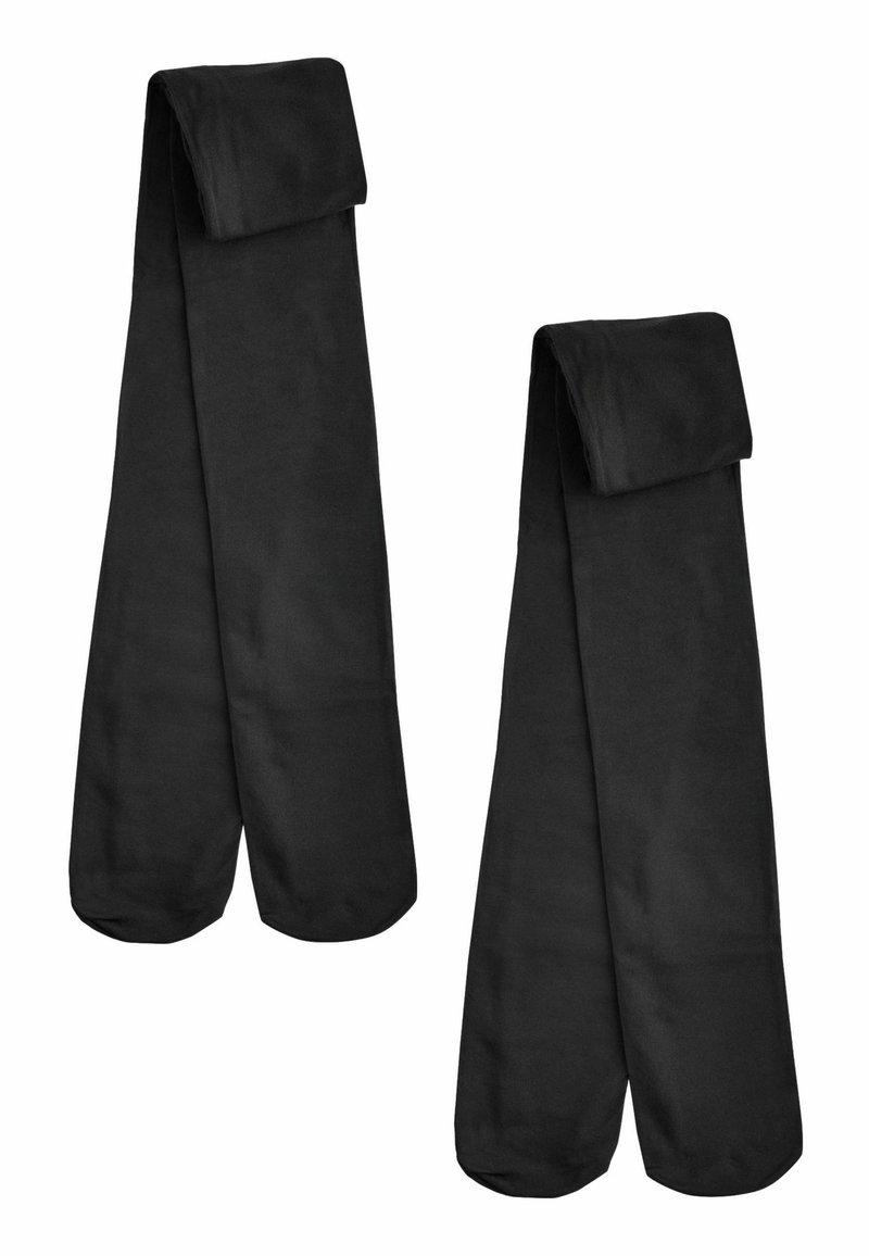 Schwarze Samt-Schals mit einem gefalteten Design an der Oberseite, glatter Textur und langem, rechteckigem Format. Geeignet für verschiedene Styling-Optionen.