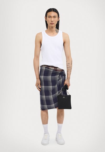 Vivienne Westwood CHIPPENDALE  - Saia envelope - navy/white