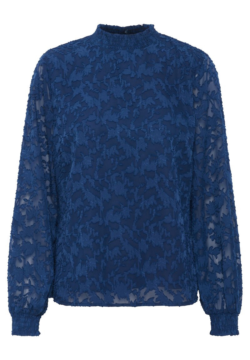 Cream Blouse donkerblauw