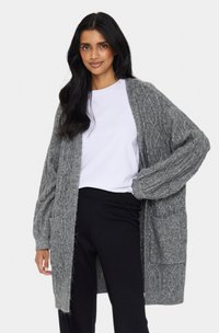 Saint Tropez GEETA OPEN - Kardiganas - gray quill melange