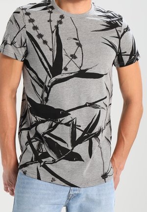 T-Shirt print - mottled grey