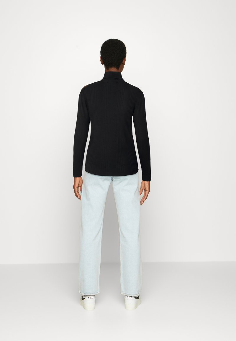 Damen Strickjacken | Calvin Klein SKINNY TURTLE NECK Strickpullover black/schwarz - FW11450 Damen Strickjacken | Calvin Klein SKINNY TURTLE NECK Strickpullover black/schwarz - FW11450