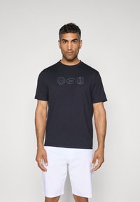 BOSS TEE - Print T-shirt - black