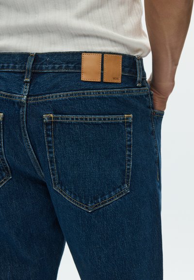 WOOD WOOD WW TYPE 2 DENIM STRAIGHT LEG - Džinsi ar taisnām starām - dark ocean