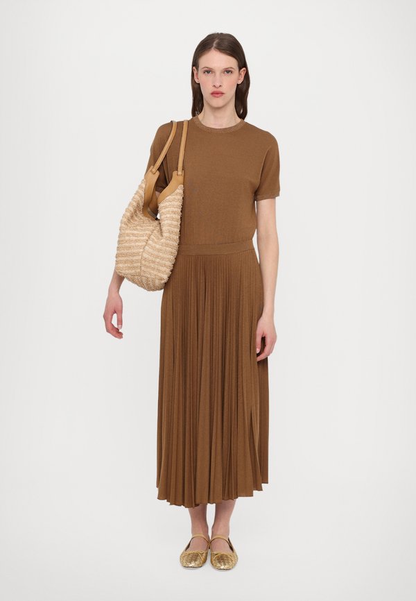 SEMELE - Maxi dress - cammello2