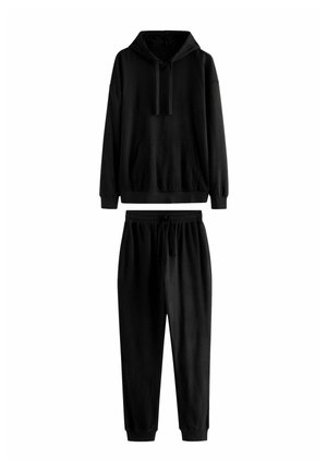 REGULAR FIT - THERMAL LONG SLEEVE SET - Pyjamas - black
