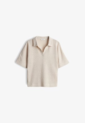 OPUS, RELAXED POLO STYLE - Poloshirt - golden beige
