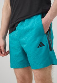 adidas Sportswear TIRO  - Korte sportsbukser - pure teal/black