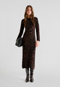 Scalpers JAC - Gebreide jurk - blackbrown