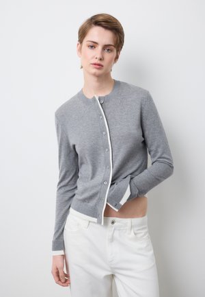 REGULAR FIT - Vest - white/grey