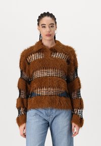 The Ragged Priest LAPSE  - Πουλόβερ - brown/black