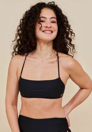 SANUR BANDEAU JUSTERBAR - Bikini pezzo sopra - nero