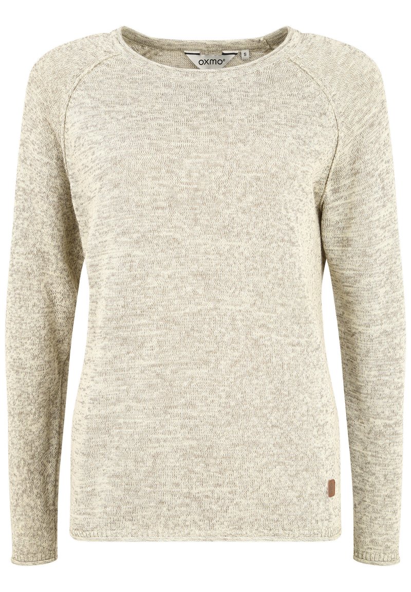 Damen Strickjacken | Oxmo OXDANIELA Strickpullover bone white/beige-meliert - QX88239 Damen Strickjacken | Oxmo OXDANIELA Strickpullover bone white/beige-meliert - QX88239