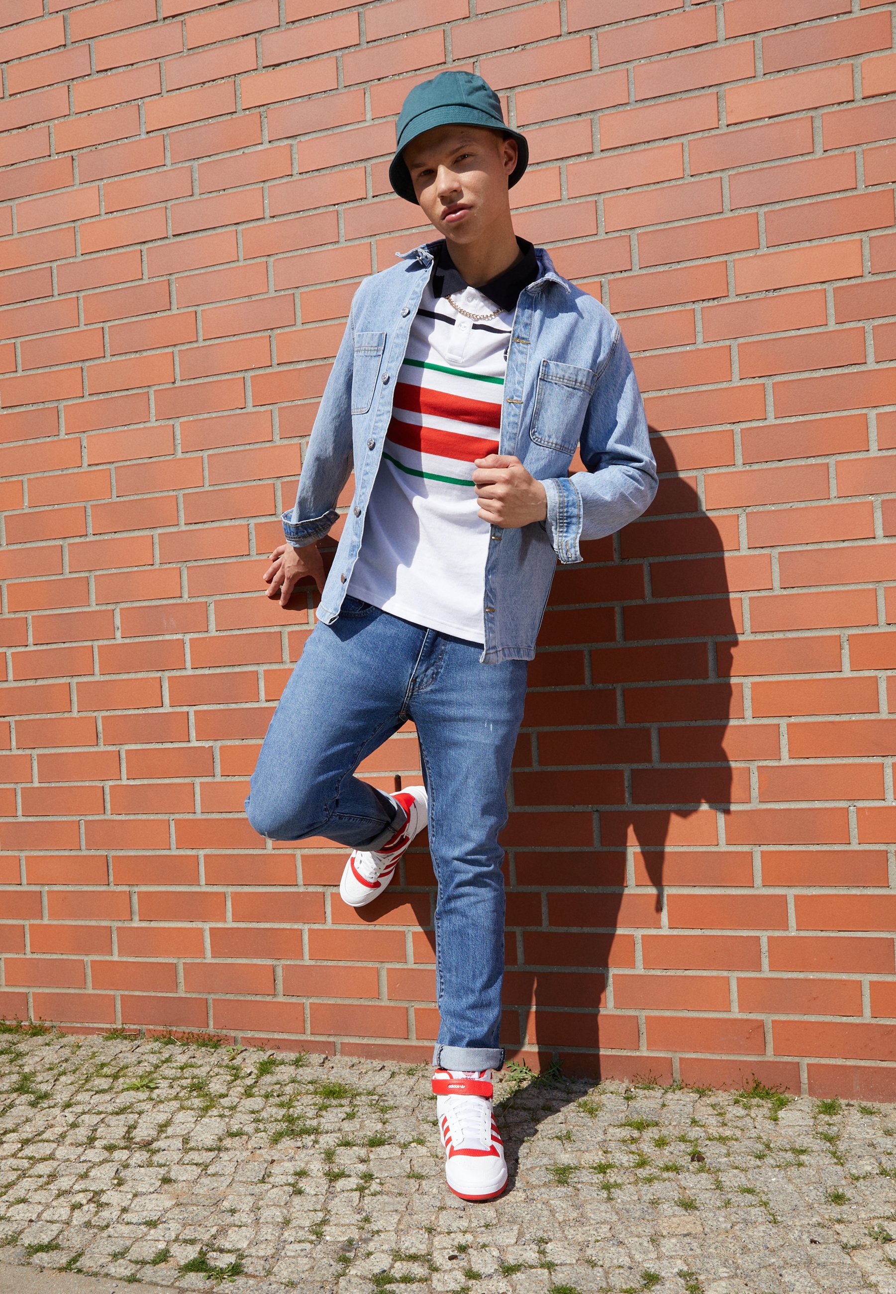 adidas Originals FORUM - altas - white/vivid red/blanco - Zalando.es