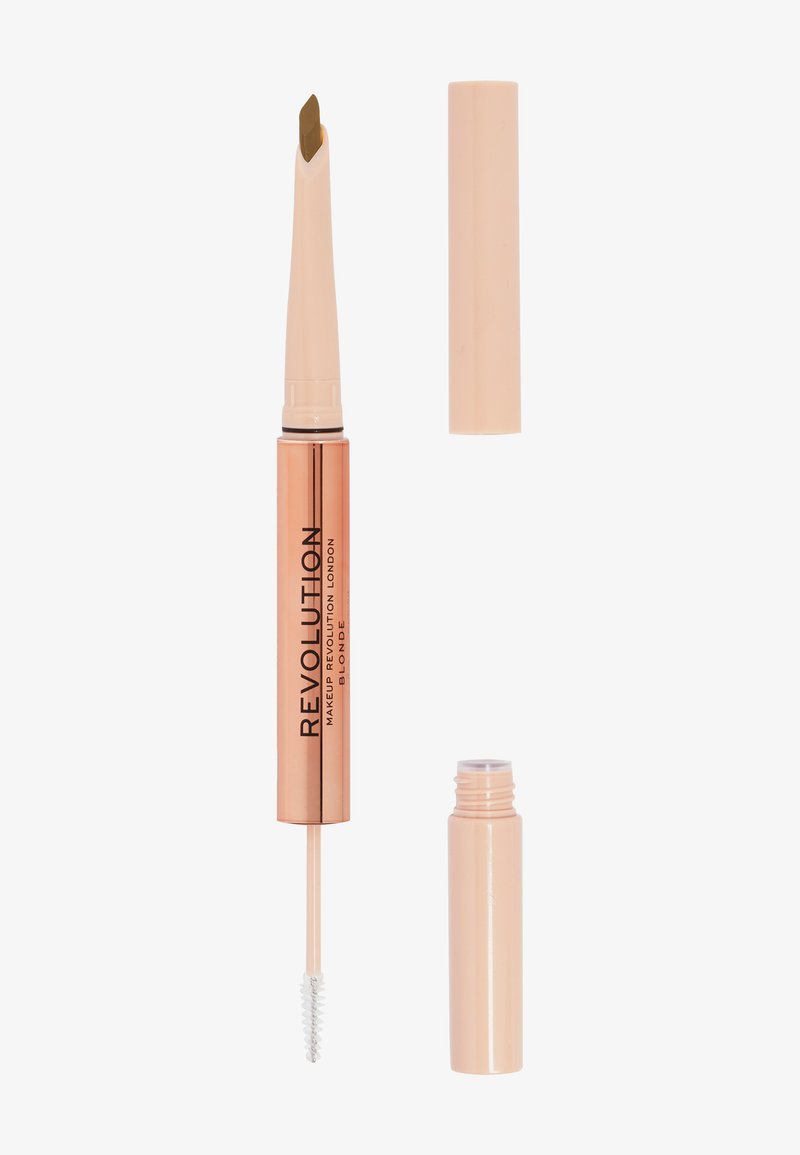 Makeup Revolution - REVOLUTION FLUFFY BROW FILTER DUO - Eyebrow Gel - blonde, Ampliar