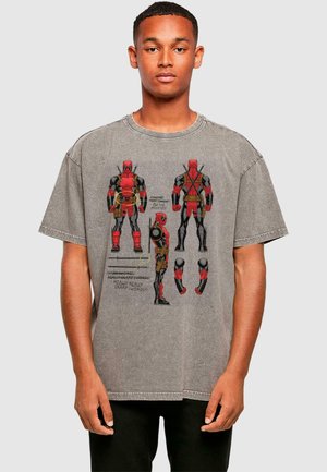 DEADPOOL - ACTION FIGURE  - Print T-shirt - asphalt