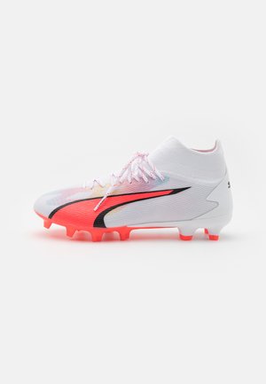 ULTRA PRO FG/AG - Botas de fútbol con tacos - white/black/fire orchid