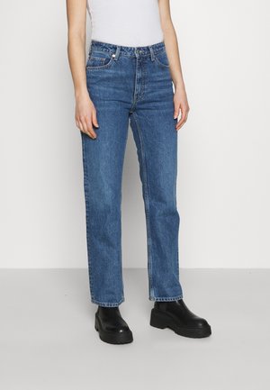 Straight leg jeans - mottled light blue