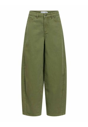 Object, BARREL FIT JEANS MID RISE - Jean large - martini olive