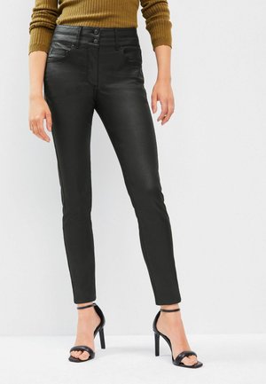 Next LIFT, STYLE AND SHAPE COATED - Prigludę džinsai - black