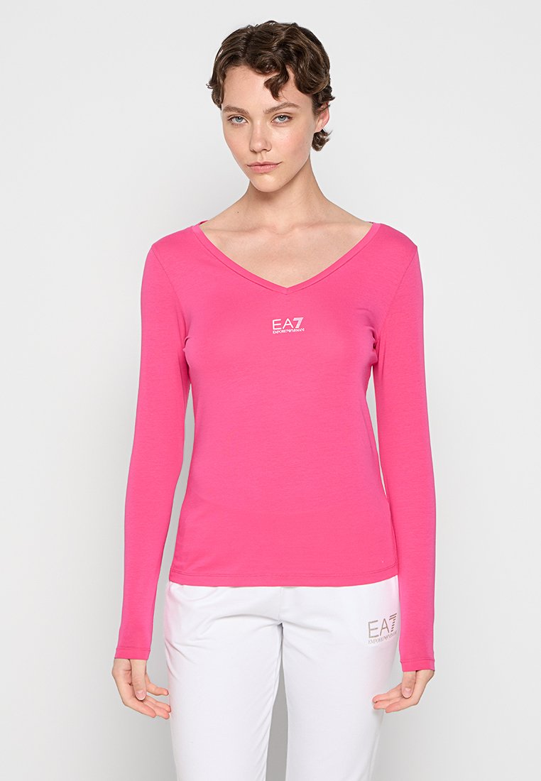 EA7 Emporio Armani Longsleeve donkerroze