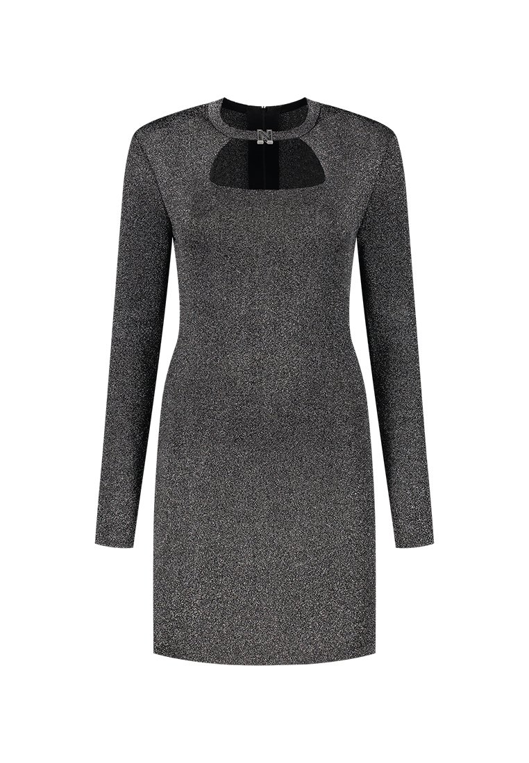NIKKIE Gebreide jurk zwart NIKKIE Gebreide jurk zwart
