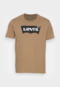 GRAPHIC CREWNECK TEE - T-shirts med print - petrified oak