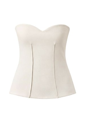 Stradivarius, BANDEAU SWEETHEART NECKLINE 02736549 - Débardeur - mottled light brown
