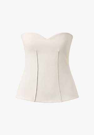 Stradivarius, BANDEAU SWEETHEART NECKLINE 02736549 - Débardeur - mottled light brown
