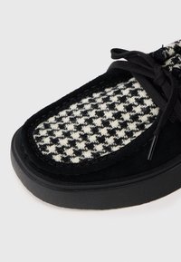 Clarks TORVIEW - Derbies - black tweedcombi