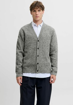Kardigan - medium grey melange