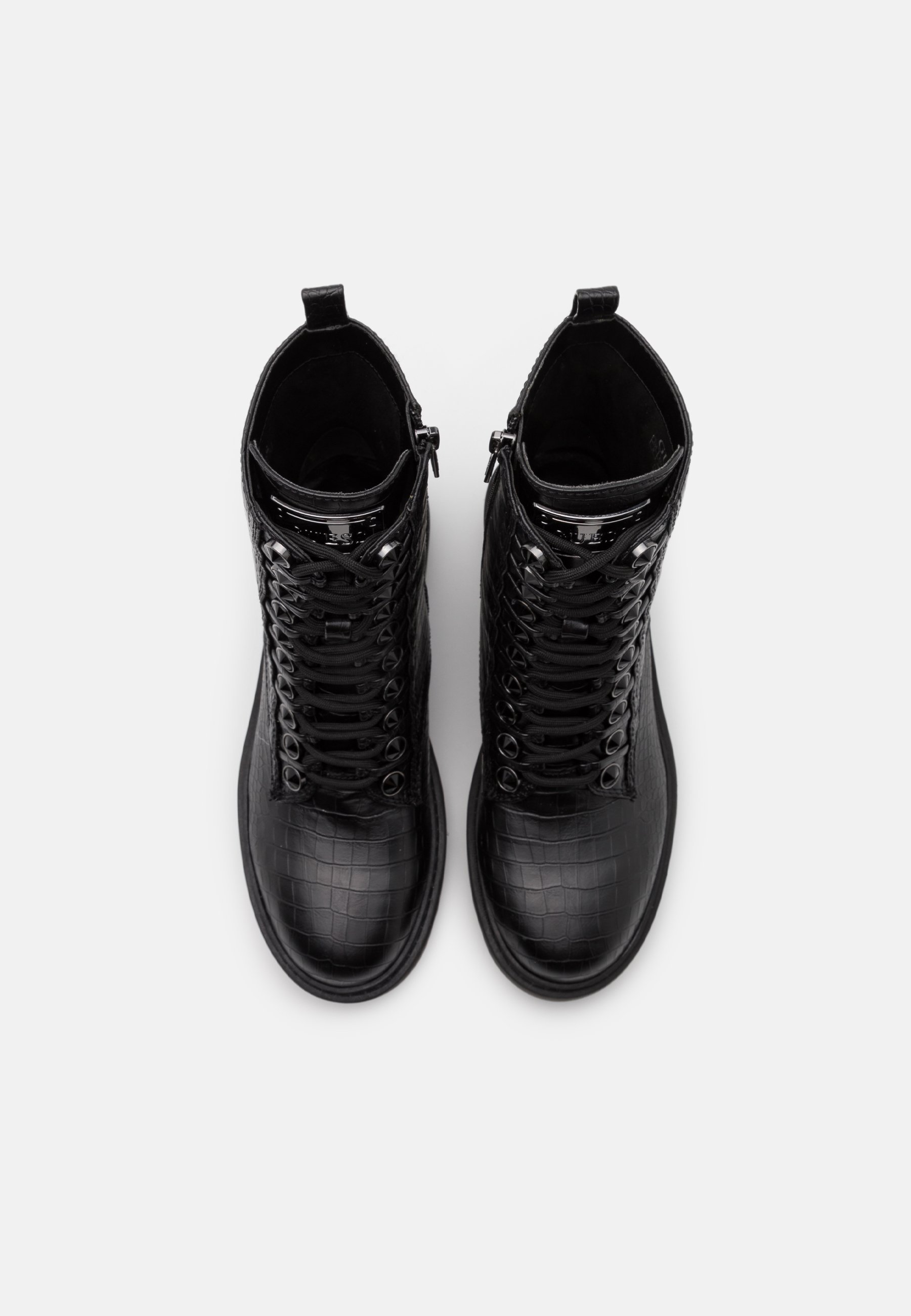 البرتغالية توحد رياضي guess zwarte guess veterboots - prolivingfit.com