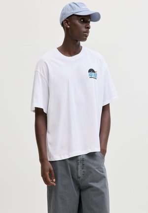 Jack & Jones T- - T-shirt imprimé - bright white