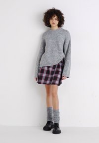 Gina Tricot BOXY SWEATER - Džemperis - grey melange