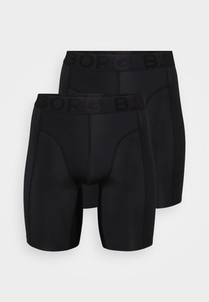 Mustat bokserit, jotka on valmistettu sileästä ja joustavasta materiaalista. Omistaa elastisen vyötärönauhan, jossa on "BORG"- logo, tarjoten tiukan istuvuuden.