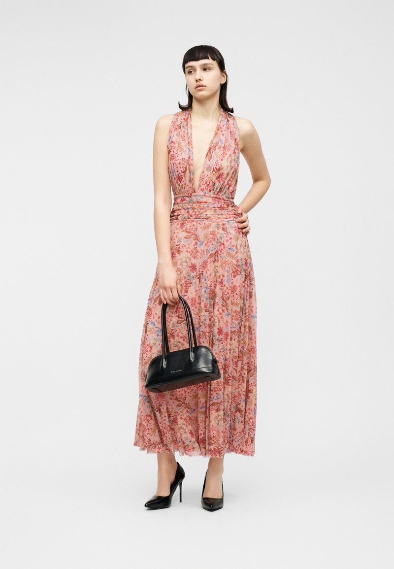 lessi bitter choc linen maxi dress TAHLIA BITTER CHOC LINEN MAXI DRESS