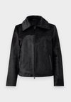 SLFLILI JACKET - Giacca di pelle - black