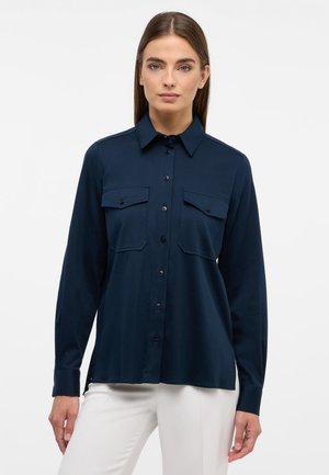 Eterna LOOSE FIT - Button-down blouse - navy