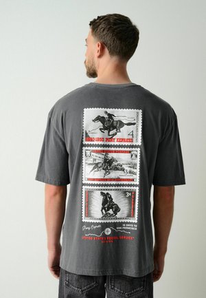 Next, RELAXED FIT - US POSTAL SERVICE LICENSE GRAPHIC T-SHIRT - T-Shirt print - grey stamps