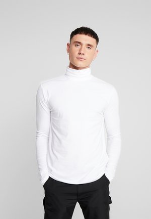 ONSMICHAN SLIM ROLLNECK TEE - Maglietta a manica lunga - white